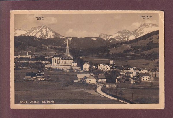 CHÂTEL-SAINT-DENIS - Moléson - 1913