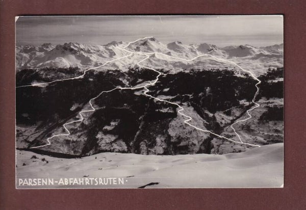 DAVOS - Parsenn-Abfahrtsruten