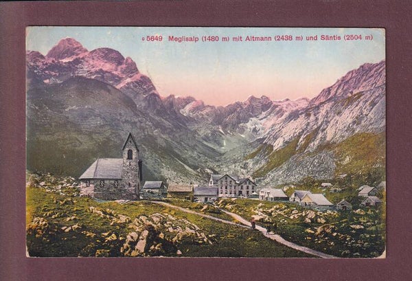 MEGLISALP - Altmann - Säntis - 1916