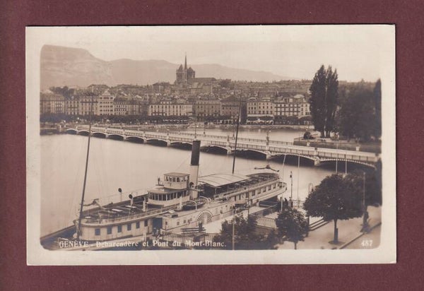 GENEVE - Bateau CGN LA SUISSE - 1910