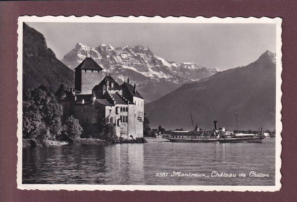 Château de CHILLON - Bateau CGN VEVEY - 1958