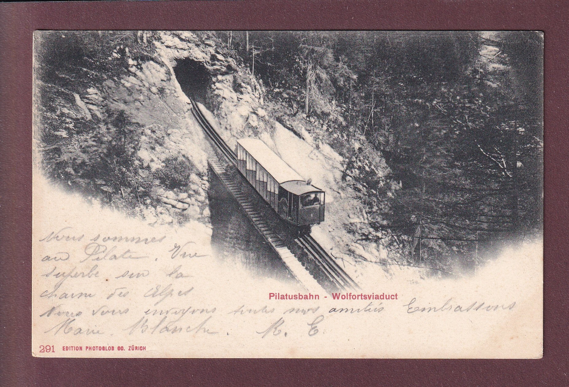 PILATUS-BAHN - Wolfortsviadukt - 1904