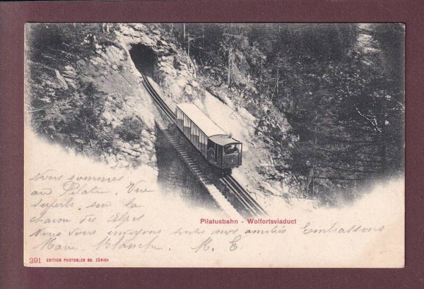 PILATUS-BAHN - Wolfortsviadukt - 1904