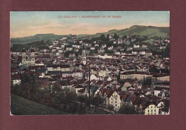 ST. GALLEN - Gesammtansicht von der Berneck - 1905