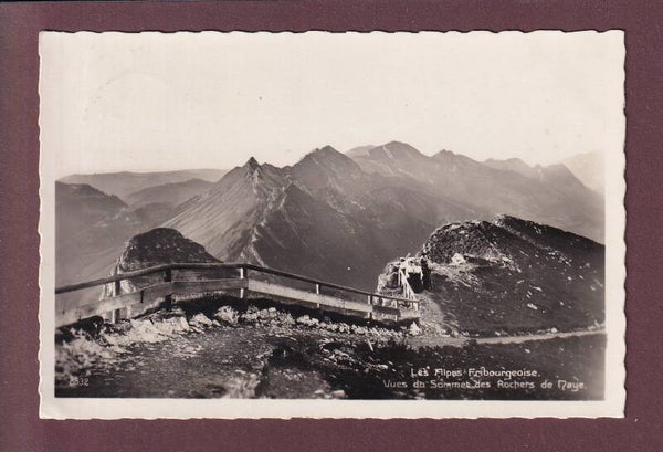 ROCHERS DE NAYE - Vue sur les alpes fribourgeoises - 1935