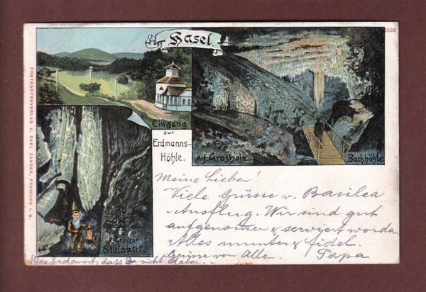 BASEL - Erdmanns-Höhle - 1909