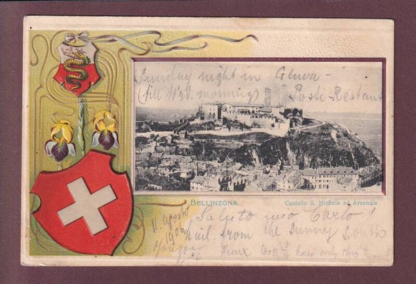 BELLINZONA - Castello S. Michele - 1906