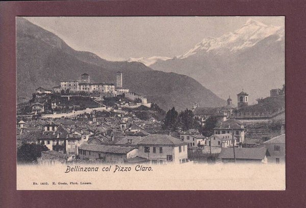 BELLINZONA - Pizzo Claro