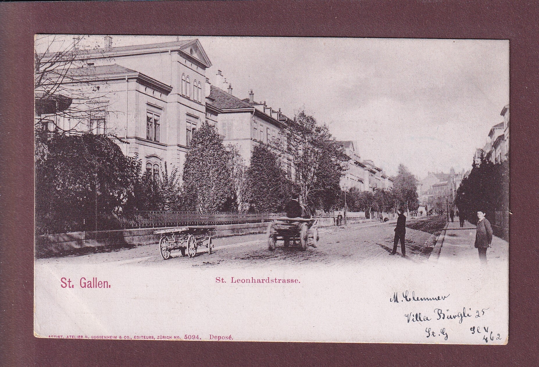 ST. GALLEN - St. Leonhardstrasse - 1903
