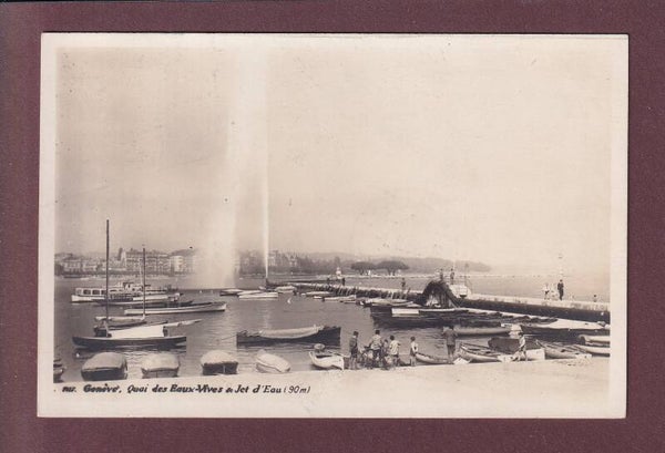 GENEVE - Jet d'eau - 1934