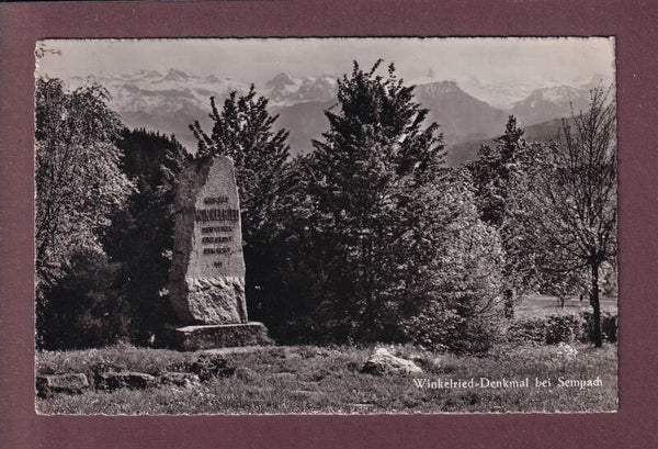 WINKELRIED-DENKMAL bei Sempach - 1957 Feldpost