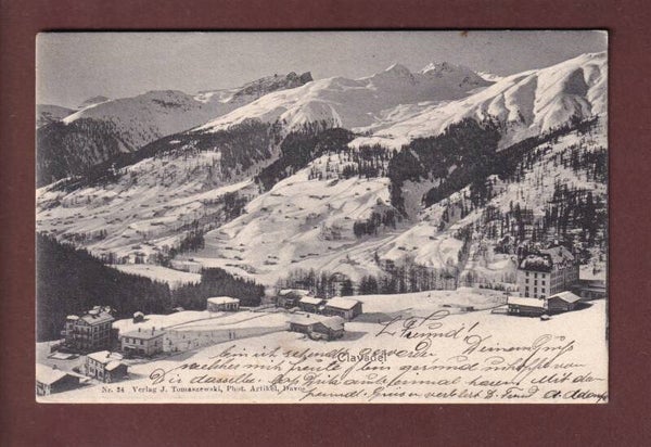 DAVOS - CLAVADEL - 1903 // Eckbug //