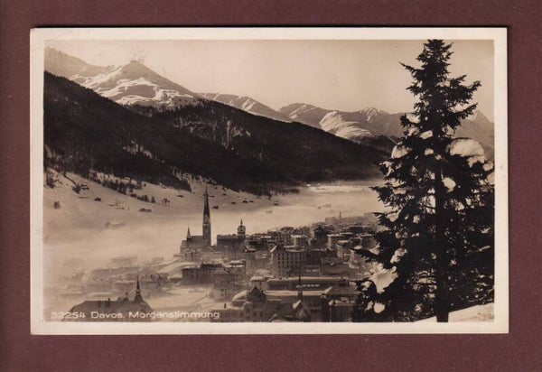 DAVOS - Morgenstimmung - 1925