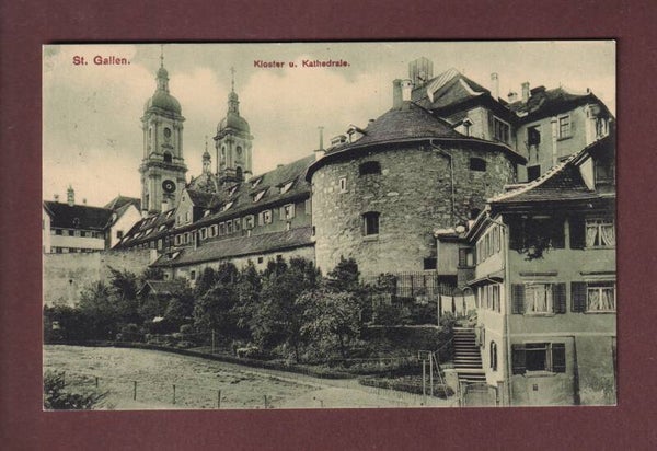 ST. GALLEN - Kloster und Kathedrale - 1909