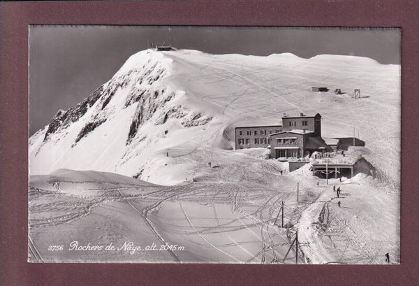 ROCHERS DE NAYE sous la neige - 1959