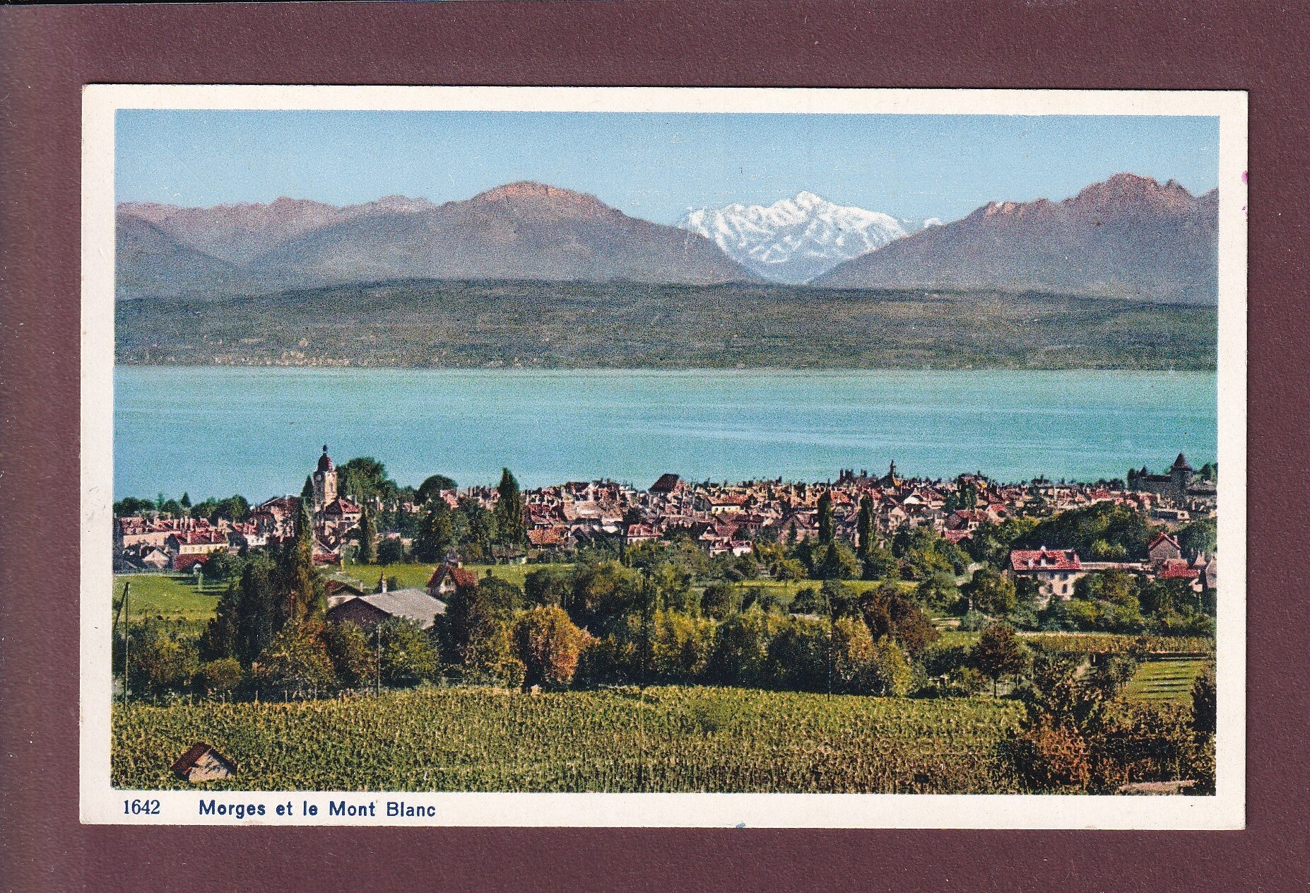 MORGES - Mont-Blanc - 1952
