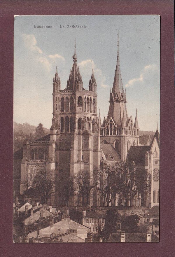 LAUSANNE - Cathédrale - 1912