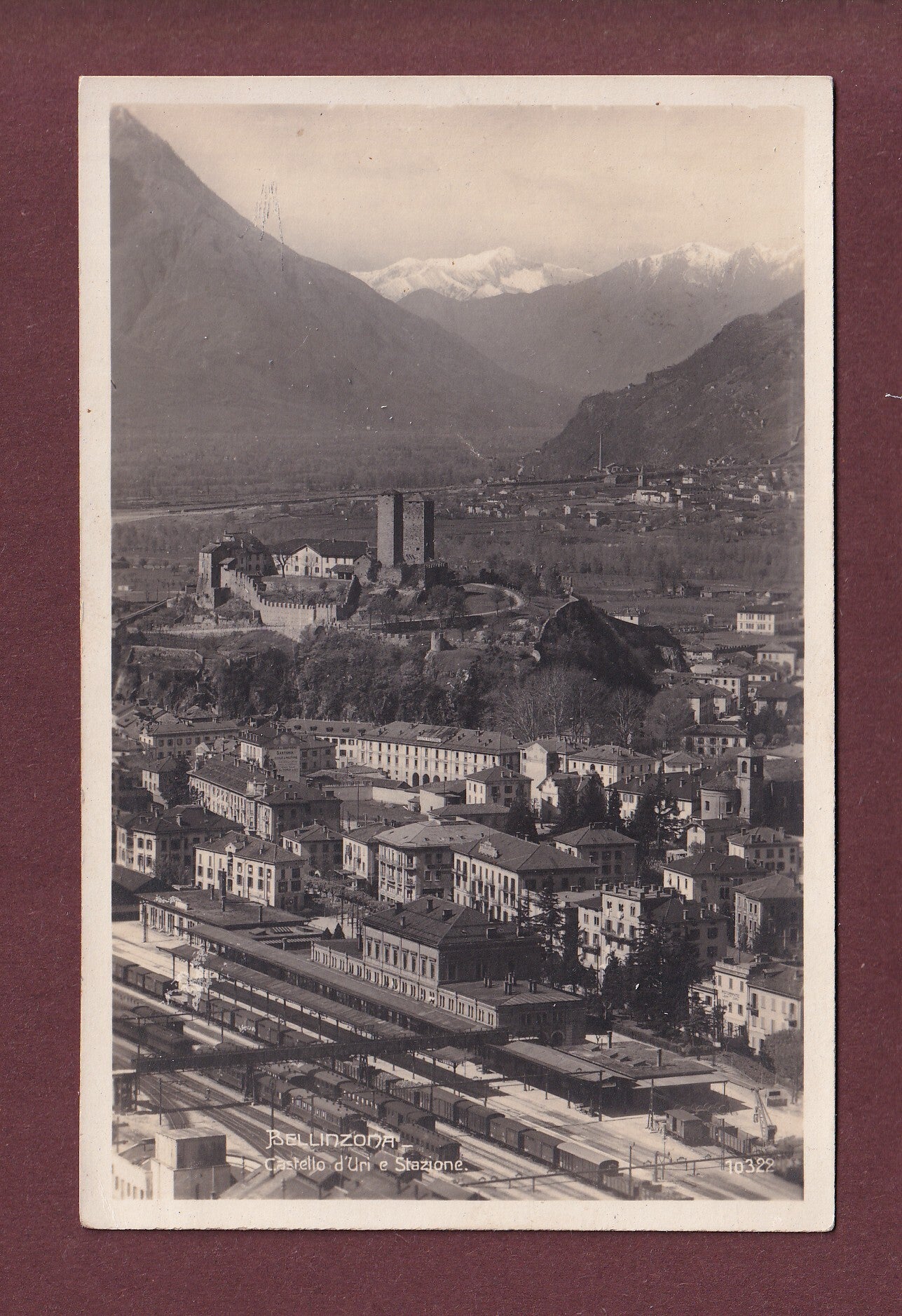 BELLINZONA - Stazione - 1926