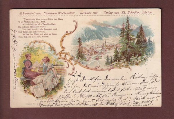 DAVOS - Schweizerisches Familien-Wochenblatt - 1899