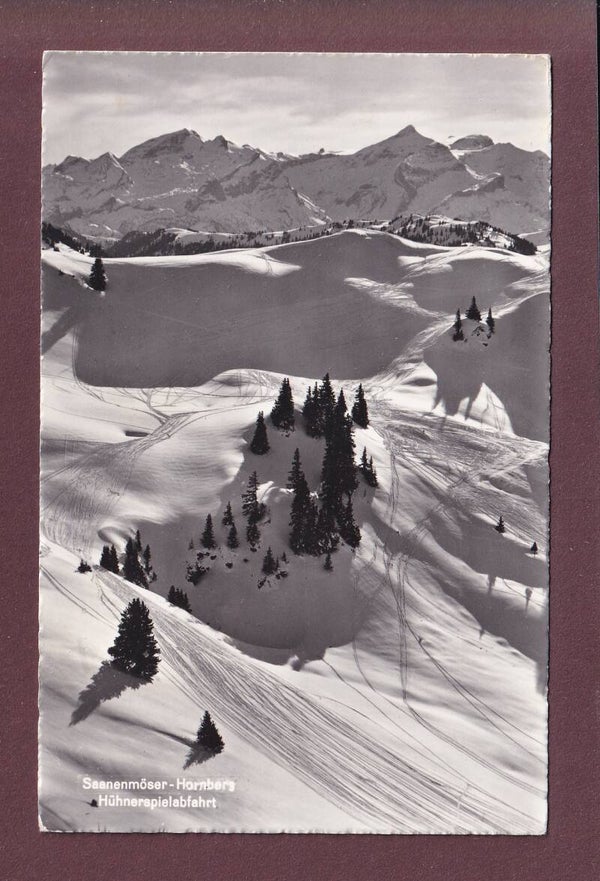 SAANENMÖSER-HORNBERG - Hühnerspielabfahrt - 1965