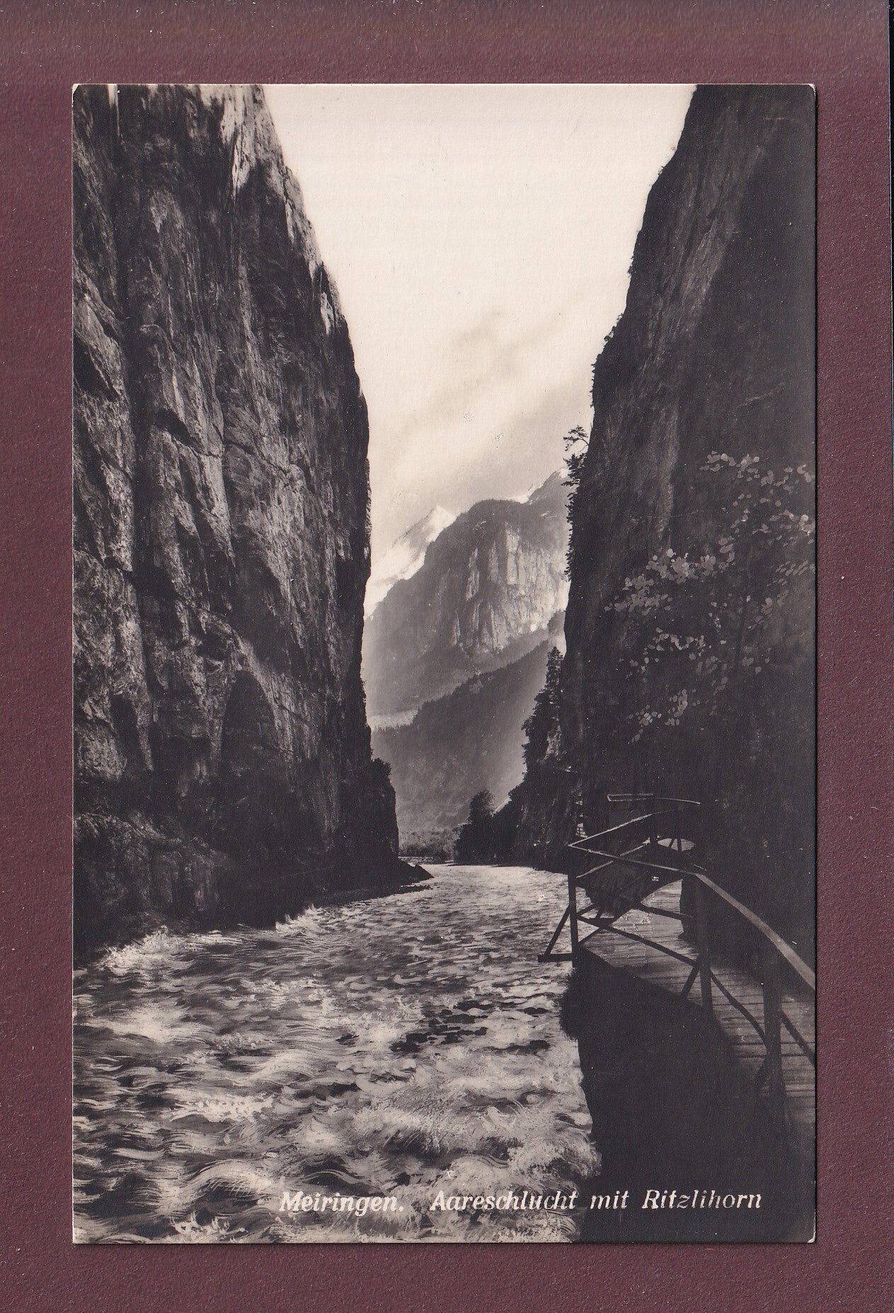 Meiringen - AARESCHLUCHT - Ritzlihorn