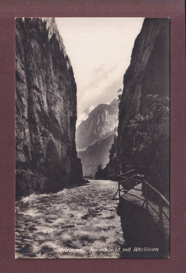 Meiringen - AARESCHLUCHT - Ritzlihorn