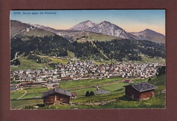 DAVOS gegen die Schatzalp - 1919