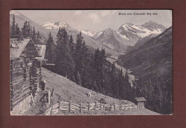 DAVOS - Blick von Clavadel-Alp aus