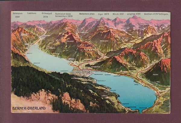 BERNER OBERLAND - Vogelschau