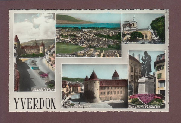 YVERDON - 5 images - 1958