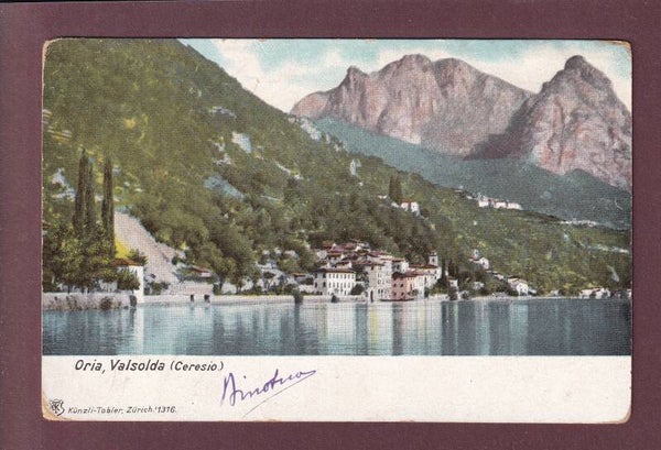 ORIA - Valsolda - Ceresio - 1908
