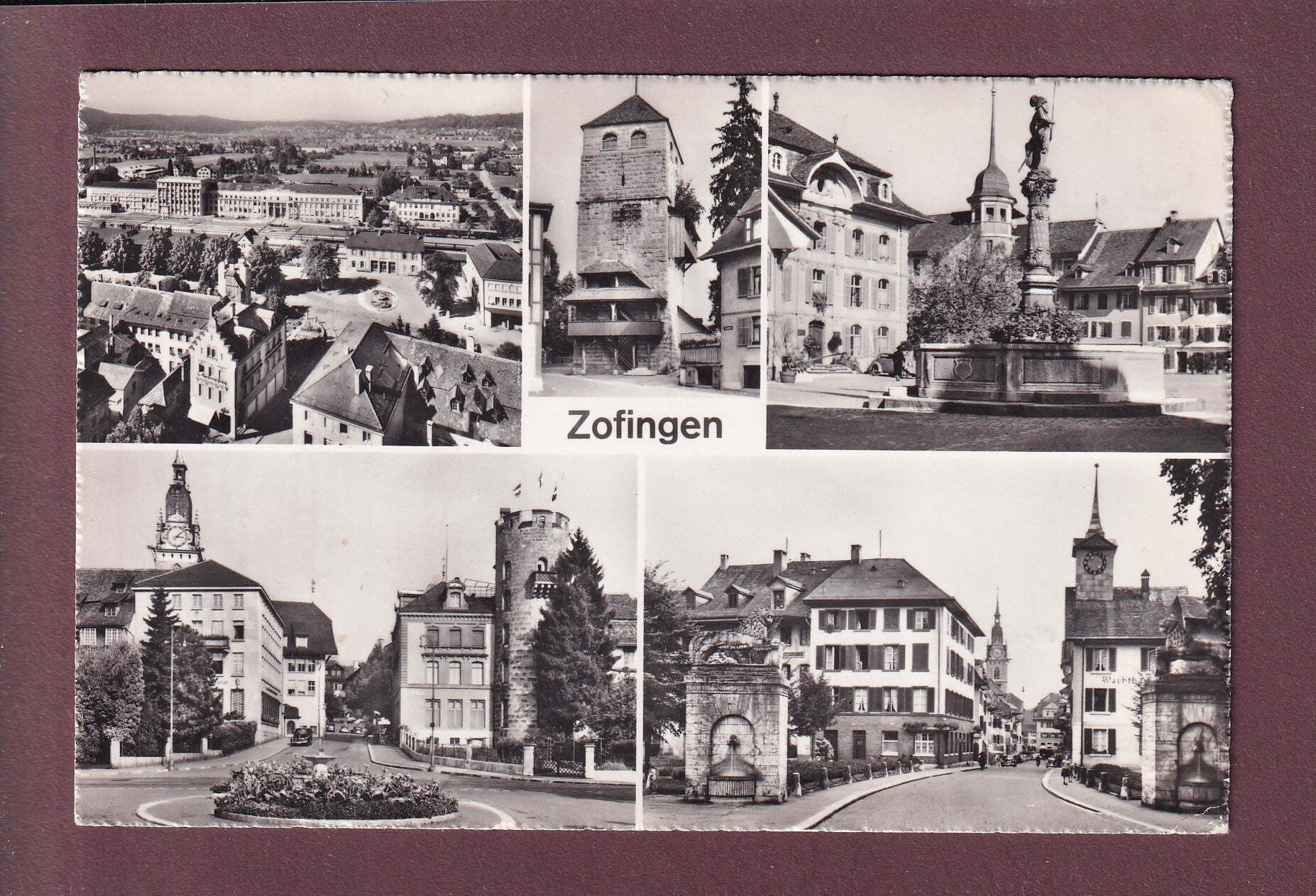 ZOFINGEN - 5 Bilder - 1958