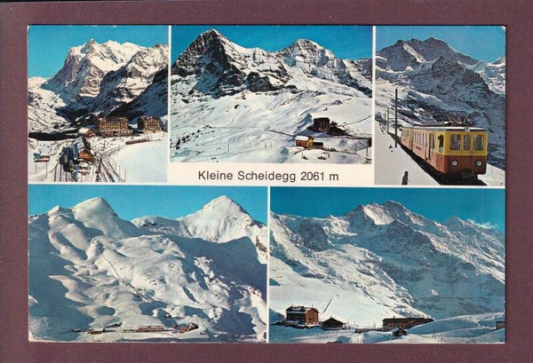 KLEINE SCHEIDEGG - 5 Bilder - Bahn - 1965