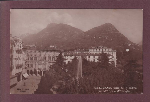 LUGANO - Piazza del giardino - 1929