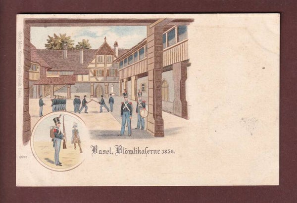 BASEL - Blömlikaserne 1856 - 1898