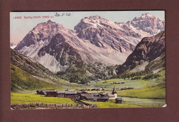 Davos - SERTIG-DÖRFLI - 1920
