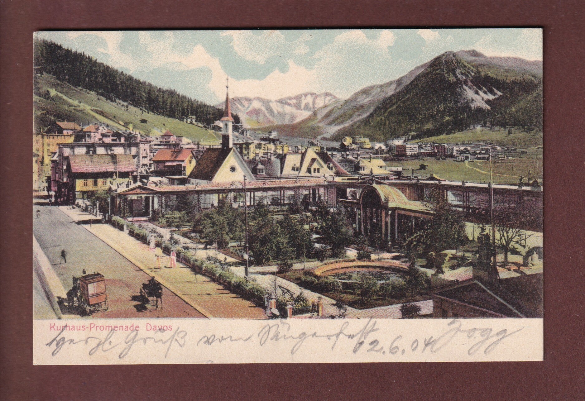 DAVOS - Kurhaus-Promenade - 1904