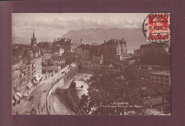 LAUSANNE - Grand Pont - 1921