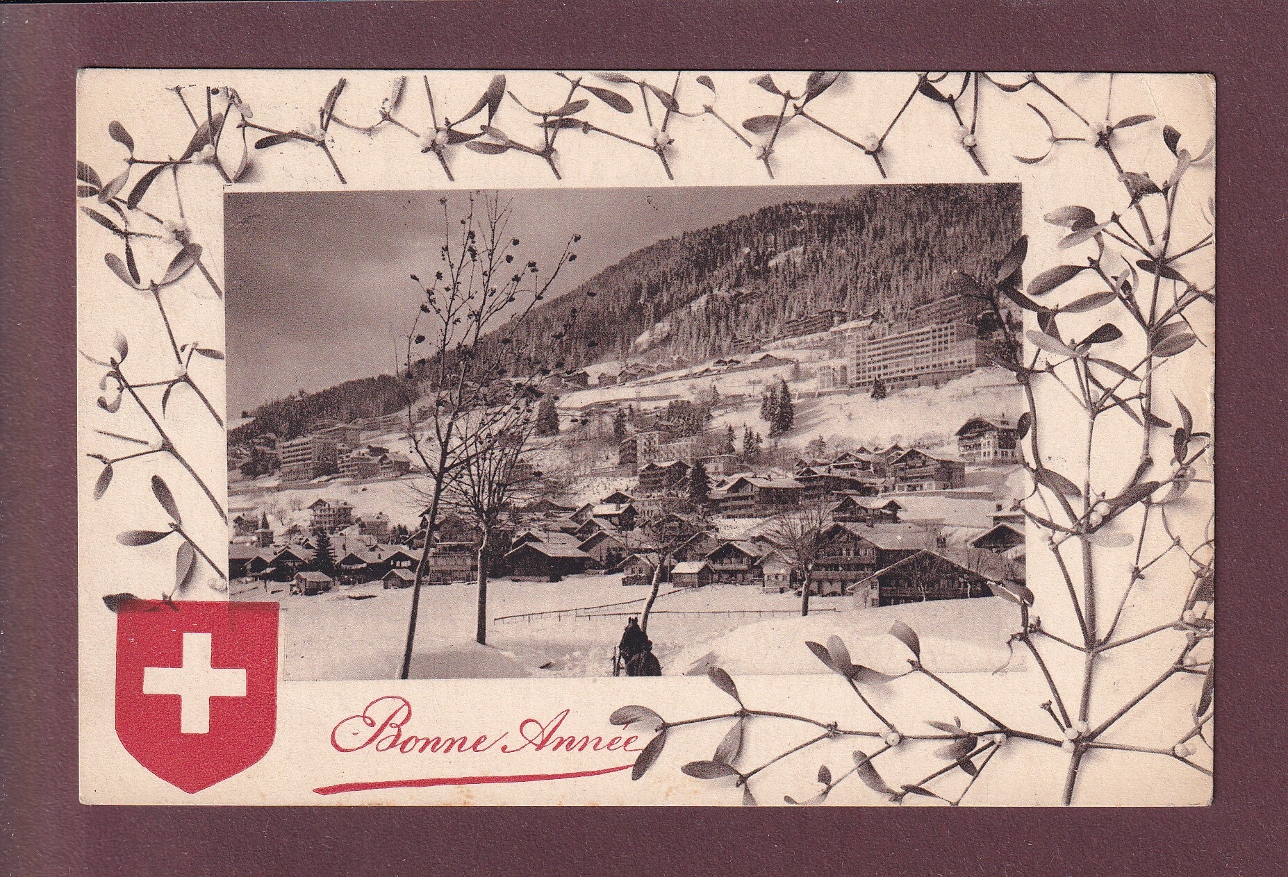 LEYSIN - Bonne Année - 1917