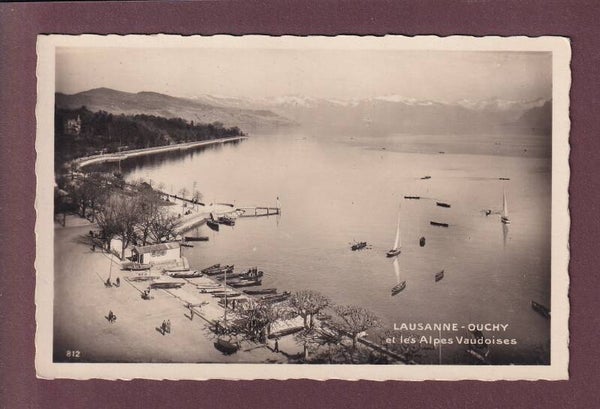 LAUSANNE - Ouchy - Petits bateaux - 1934