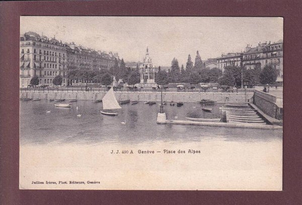 GENEVE - Place des Alpes - 1907