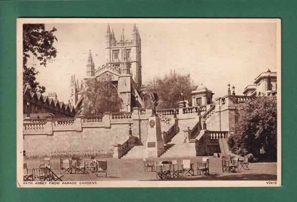 BATH - Abbey from Parade Gardens - 1952