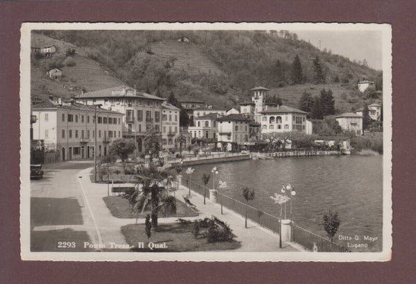 PONTE-TRESA - Quai - Albergo del Pesce - 1946