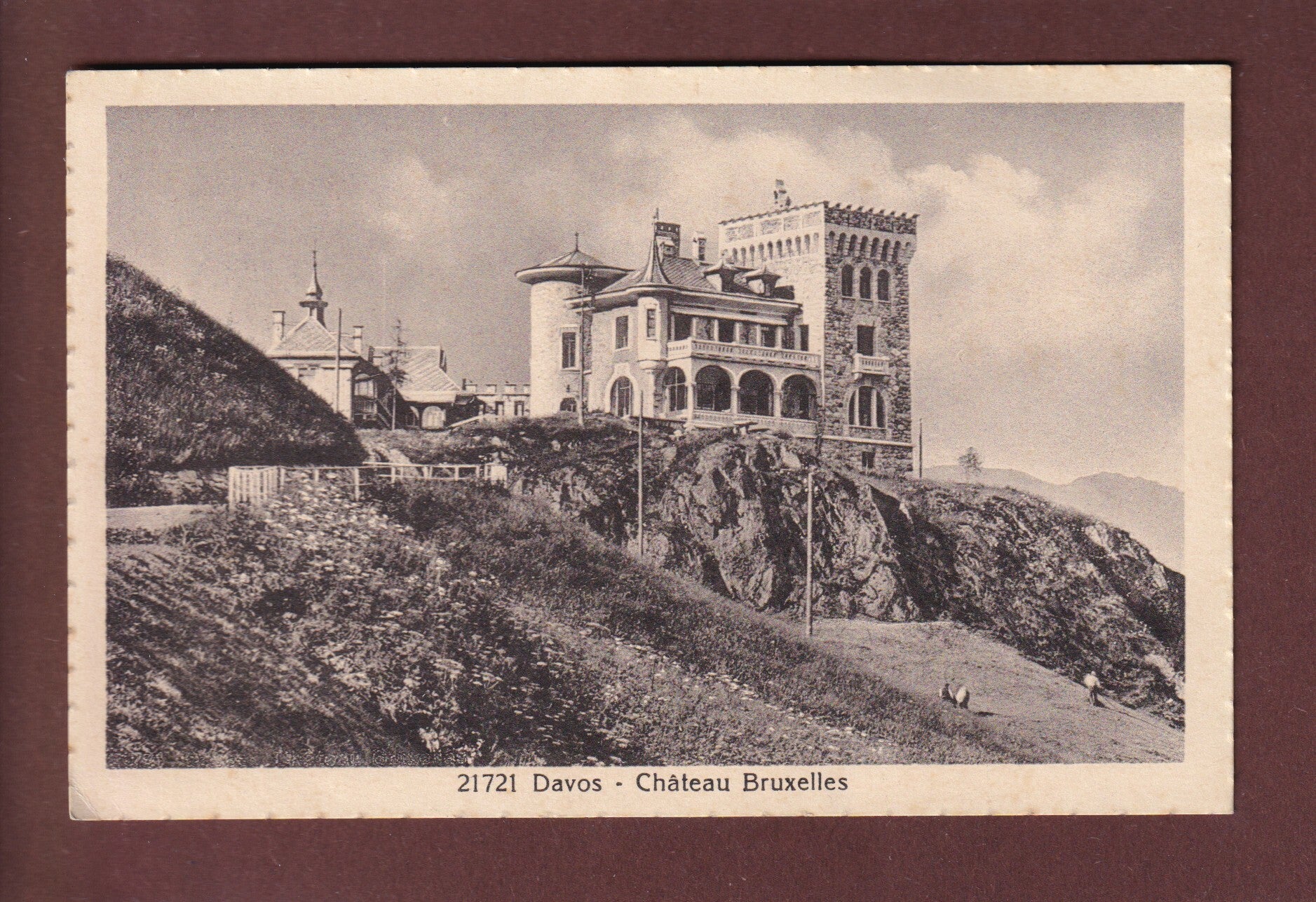 DAVOS - Château Bruxelles - 1925