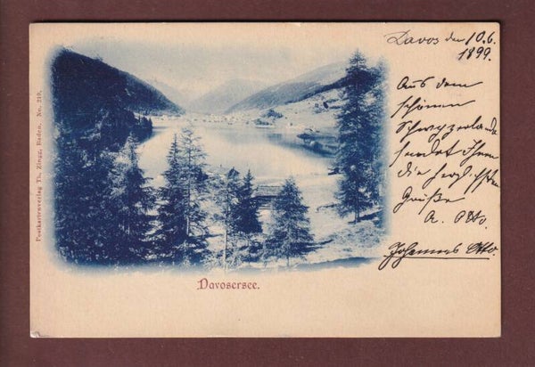 DAVOS - Davosersee - 1899