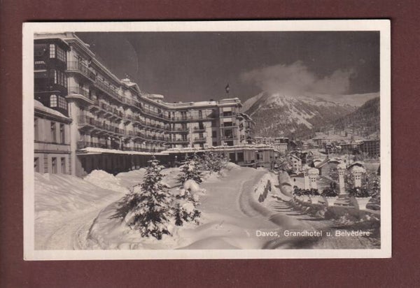 DAVOS - Grandhotel und Belvedere - 1928