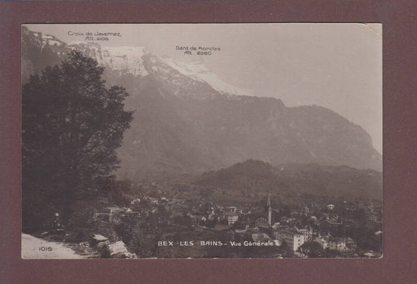 BEX - Dent de Morcles - 1919