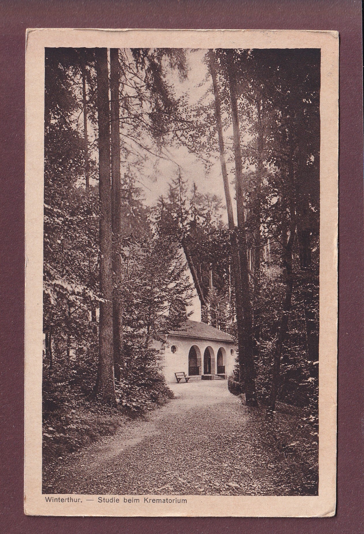 WINTERTHUR - Krematorium - 1922