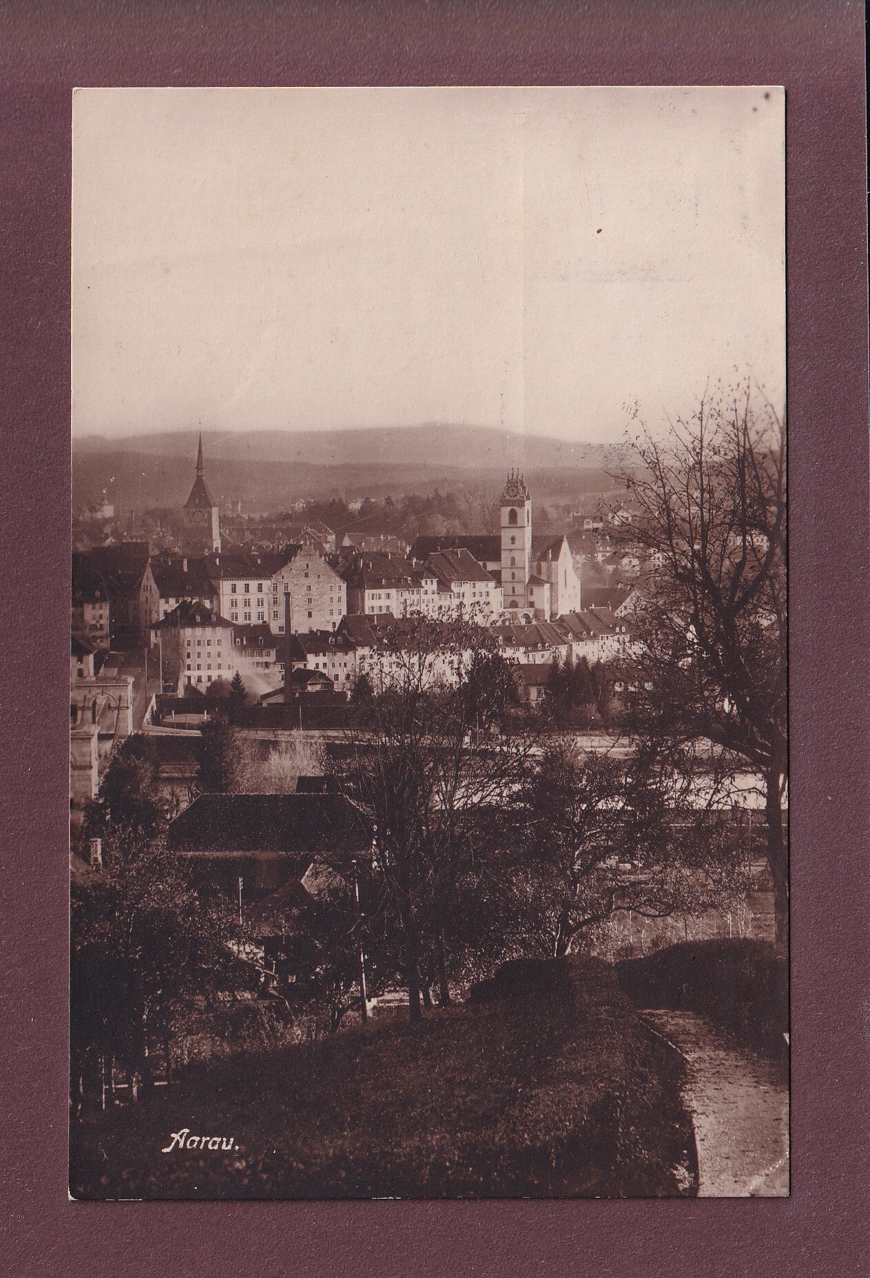 AARAU - Teilansicht - 1924