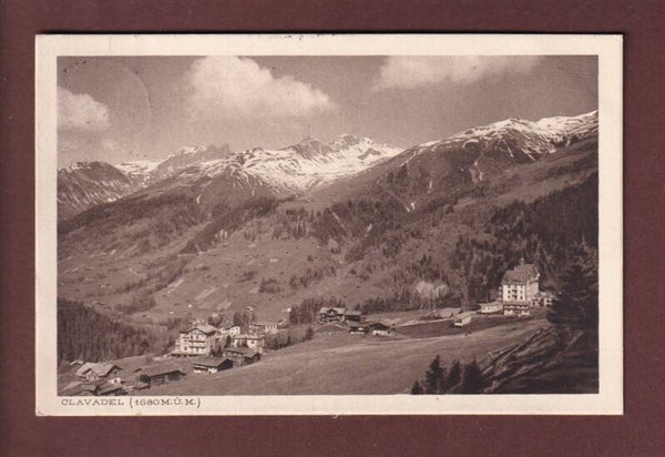 DAVOS-CLAVADEL - 1919